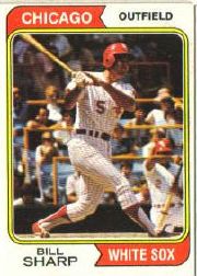 1974 Topps Baseball Cards      519     Bill Sharp RC